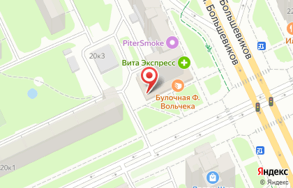 Компания профессиональной оцифровки ЭвэлиВидео на проспекте Большевиков на карте