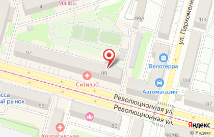 Установочная студия City Car на Революционной улице на карте