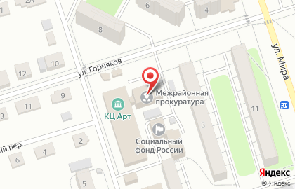 Железногорская межрайонная прокуратура на карте