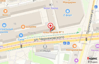 Магазин Stilmen на улице Черняховского на карте