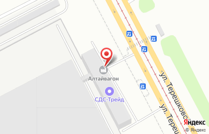 Учебный центр ЦПК на улице Терешковой на карте