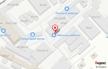 Мебельный салон Мебеландия на карте