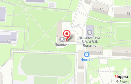 Участковый пункт полиции Отдел МВД России по г. Миассу на проспекте Макеева на карте