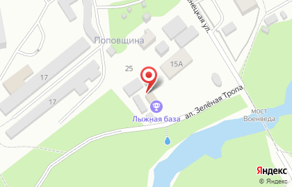 Пункт проката беговых лыж на карте