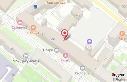 Русь на улице Красного Курсанта на карте