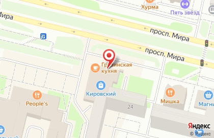Парикмахерская Диво в Ханты-Мансийске на карте