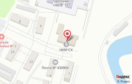 Мордовский научно-исследовательский институт сельского хозяйства на карте