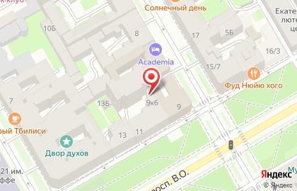 Санкт-Петербург на Санкт-Петербургском шоссе на карте