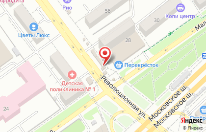 Мастерская по ремонту обуви на Революционной улице на карте