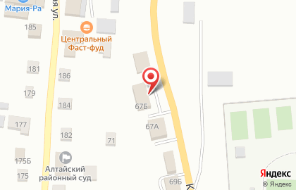 Мебельный магазин в Барнауле на карте