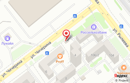 Магазин Новопокровский на улице Чичерина на карте