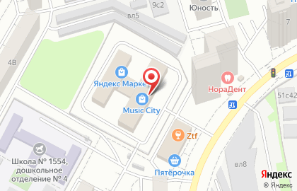 Охранное предприятие Блокпост на улице Мусоргского на карте
