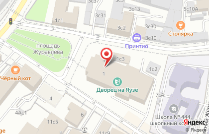 Арт-кафе Астория на площади Журавлёва на карте