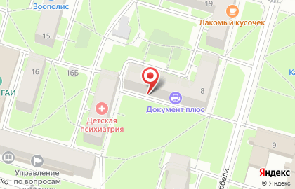 Магазин разливного пива в Санкт-Петербурге на карте
