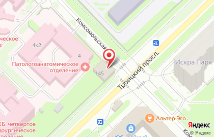 Ритуальное агентство на Троицком проспекте на карте