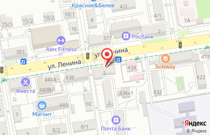 Магазин разливного пива Пивомания на улице Ленина на карте