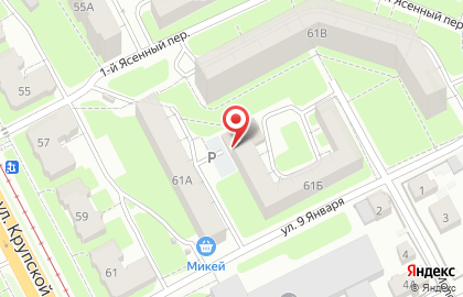 Областная специализированная библиотека для слепых на карте