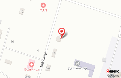 Больница Переволоцкая районная больница на Рабочей улице на карте