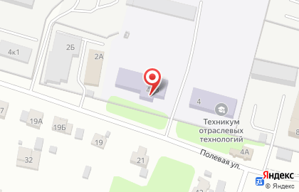 Нижегородский техникум отраслевых технологий на Полевой улице на карте