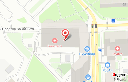 Служба экспресс-доставки Сдэк в 5-м Предпортовом проезде на карте