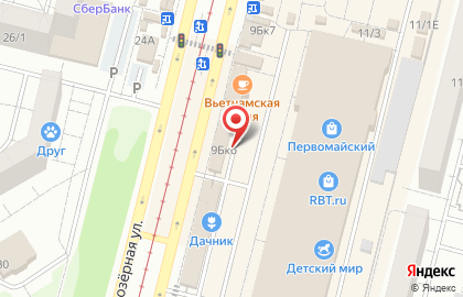 Магазин хозяйственных товаров и посуды в Советском районе на карте