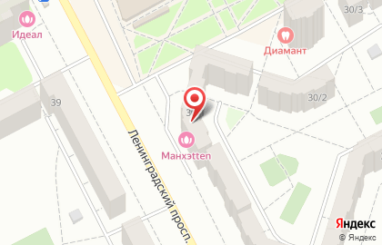 Магазин Маняня на Ленинградском проспекте на карте
