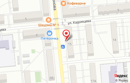 Магазин 9% на улице Миронова в Новокуйбышевске на карте