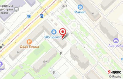 Оператор связи МегаФон на улице Радищева на карте
