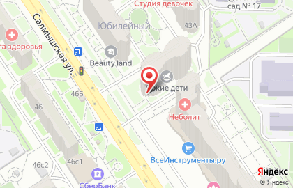Медицинский центр Кристалл в Ленинском районе на карте