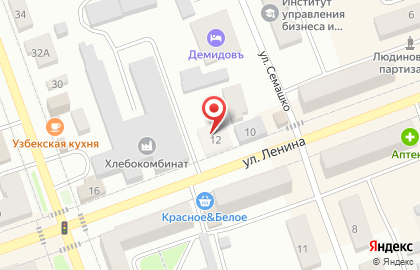 Людиновский хлебокомбинат на карте