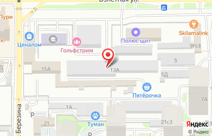Автотехцентр АВИАТОР в Советском районе на карте