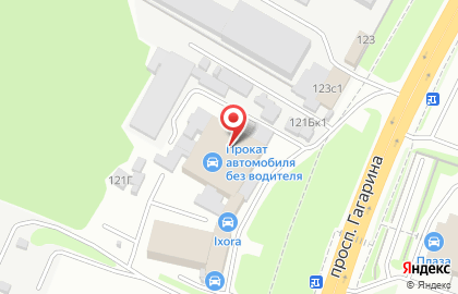 Страховой агент Центр полюс на проспекте Гагарина на карте