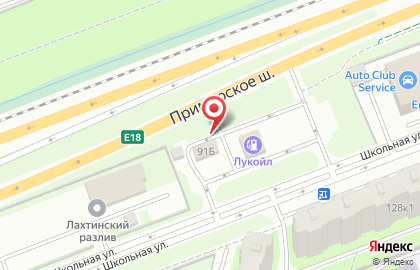 Автомойка ЛУКОЙЛ, ПАО на Школьной улице на карте
