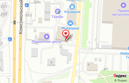 Автосервис в Томске на карте