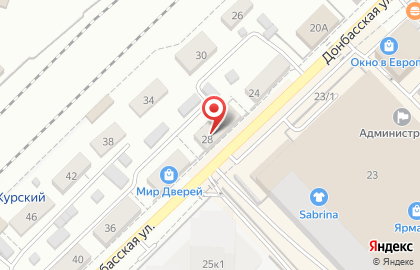 Компания Центр Сантехники на Донбасской улице на карте