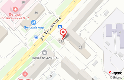 Рассвет на улице Энтузиастов на карте