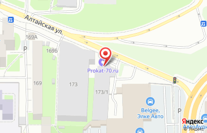 Автосервис в Томске на карте
