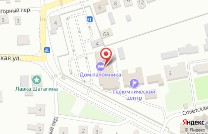 Гостиница Дом паломника, гостиница на Октябрьской улице на карте