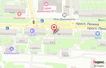 Компьютерный магазин Клик на проспекте Ленина на карте