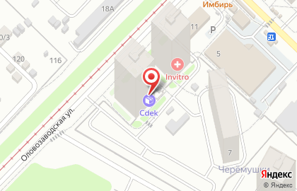 Служба экспресс-доставки Сдэк на Оловозаводской улице на карте