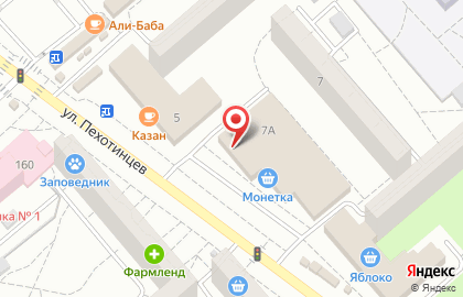 Оператор сотовой связи Tele2 на улице Пехотинцев на карте