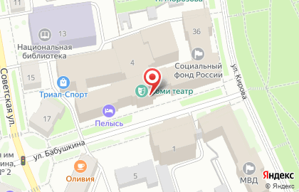 Национальный музыкально-драматический театр Республики Коми на карте