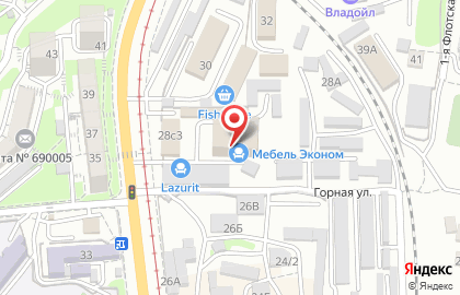 Сеть мебельных салонов Авангард Мебель в Ленинском районе на карте