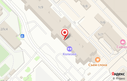Столовая Съем слона на Телевизорной улице на карте