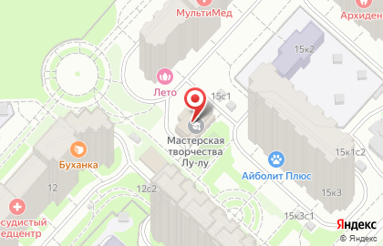 Кафе Лакомка в Москве на карте