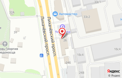 Шиномонтажная мастерская на Лихачёвском проспекте на карте