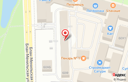 Страховая компания Ренессанс страхование в Петродворцовом районе на карте