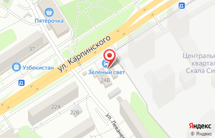 Nika на улице Карпинского на карте