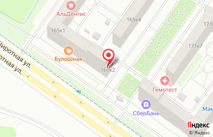 Маникюрный кабинет на Широтной улице на карте