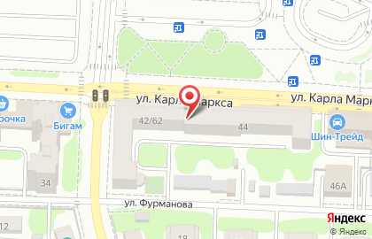 Фирменный магазин Костромской Ювелирный Завод на улице Карла Маркса на карте